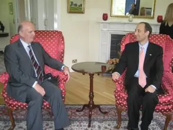 Deputy Secretary Troy and the Honorable Michael McGimpsey, Minister for Health, Social Services and Public Safety, Northern Ireland discuss public health issues, investment in Northern Ireland, and other key issues.